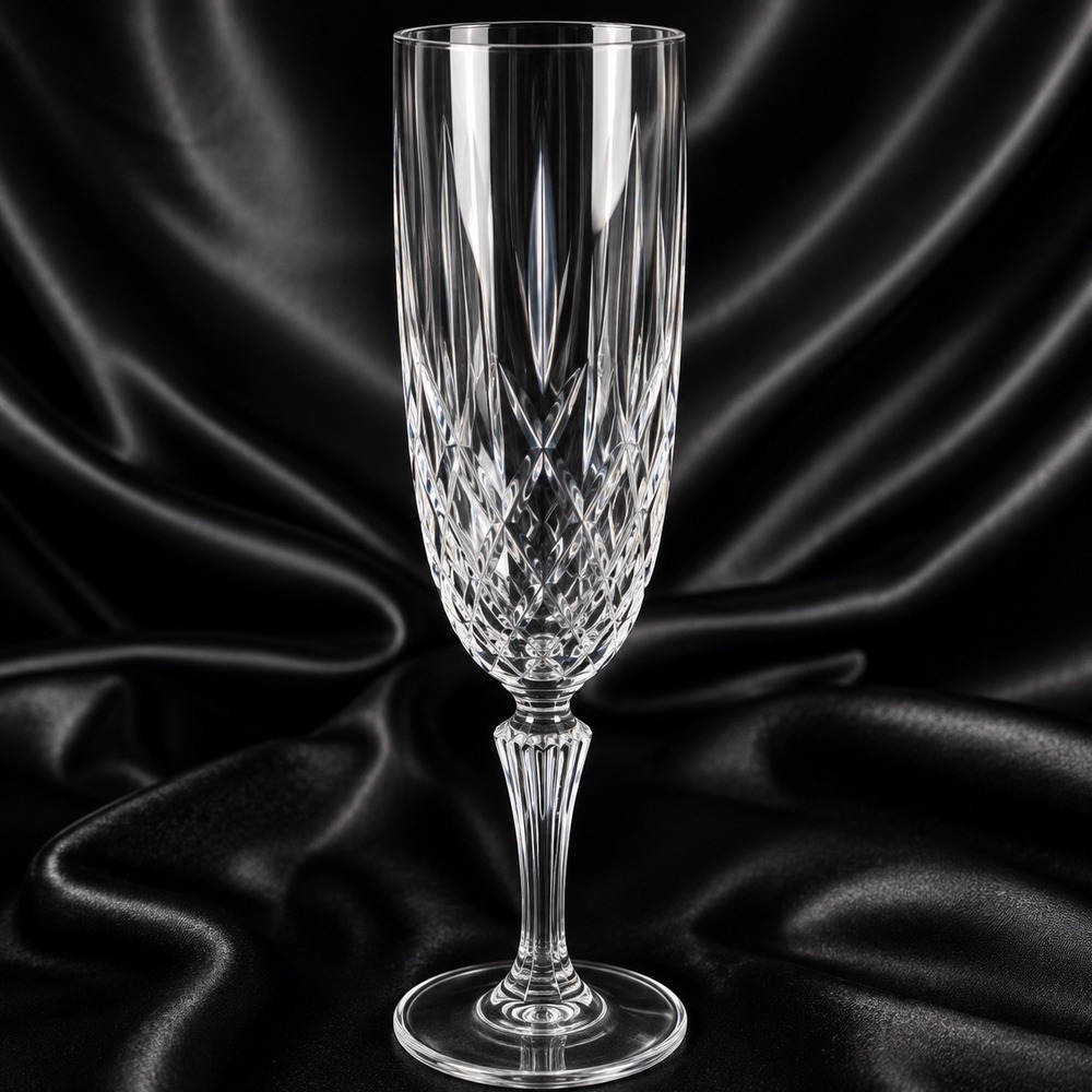 Marquis by Waterford Champagne Flutes Set of 2 Crystal Glass 9 3/8 Inch - Picture 3 of 11